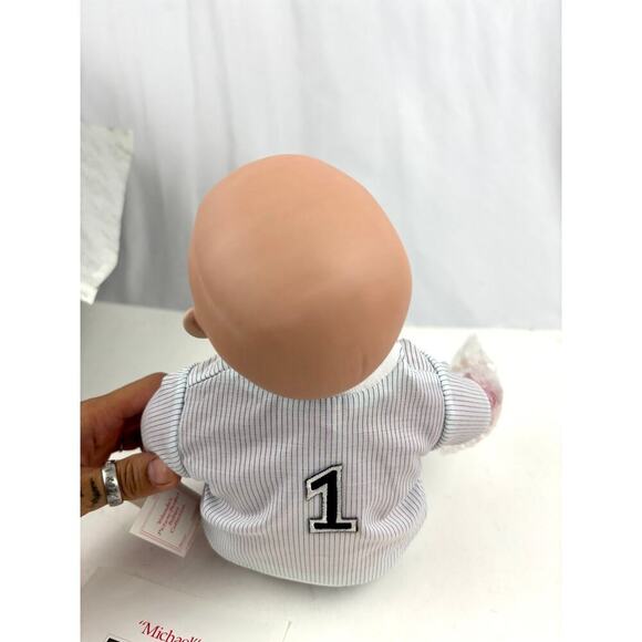 VTG Porcelain Doll Michael By Yolanda Bello Knowles 1990's Boxed COA - Picture 14 of 15